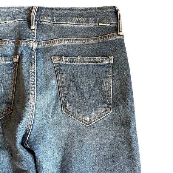 Women’s Mother Jeans Distressed The Looker Skimp Skinny Jeans Size 27 - Picture 7 of 7